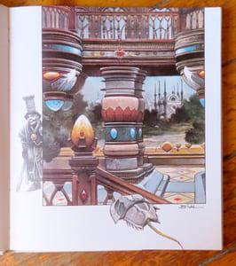 Images pour un film. Les décors d'Envi Bilal pour La vie est un roman d'Alain Resnais.