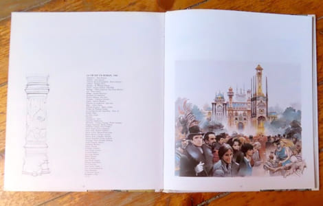 Images pour un film. Les décors d'Envi Bilal pour La vie est un roman d'Alain Resnais.