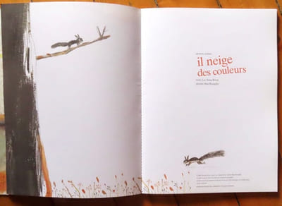 Il neige des couleurs. Un livre coréen.