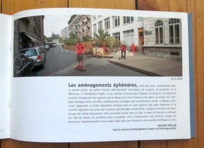 Les yeux de la ville - Aménagements éphémères en ville de Genève - 2003. 