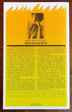 Eros en Helvétie. . Barbey Mary-Anna: