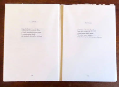 L'âme divisée. Poème / El alma dividida.