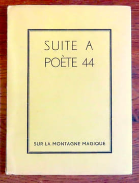 Suite à Poète 44. . [Aragon Louis]: 