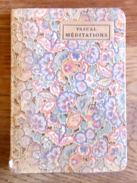 Prières et méditations. Editées par G. Michaut. . Pascal Blaise: