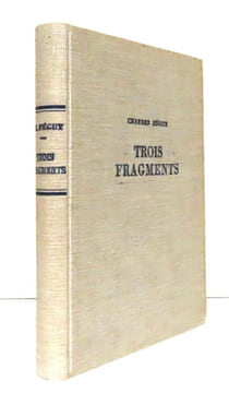 Trois fragments. Notre jeunesse - Victor Marie, Comte Hugo - Le mystère des Saints innocents. . Péguy Charles: 