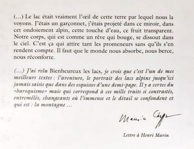 Bienheureux les lacs. Edition Henri Marin, seule complète et définitive.