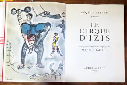 Le Cirque d'Izis - Avec quatre compositions originales de Marc Chagall.