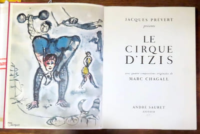 Le Cirque d'Izis - Avec quatre compositions originales de Marc Chagall.