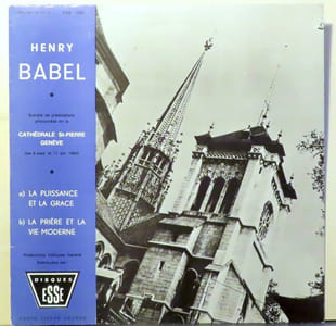 Extraits de prédications prononcés en la Cathédrale Saint-Pierre, Genève (les 6 septembre et 11 octobre 1964).