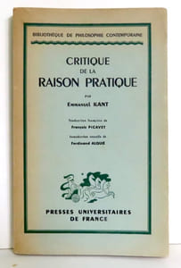 Critique de la raison pratique.