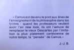 Albert Camus, philosophe pour classes terminales. . [Camus Albert] Jean Jacques Brochier: 