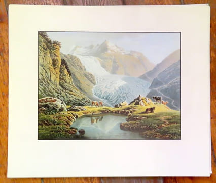 L'estampe topographique du Valais 1548-1850. 18 gravures tirées à part. . Gattlen Anton:
