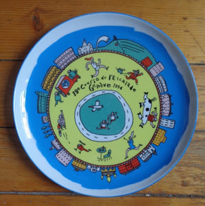 Assiette pour l'Escalade 1996.