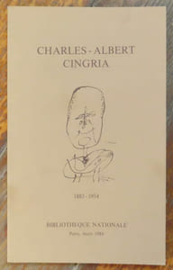 Charles-Albert Cingria 1883-1954.