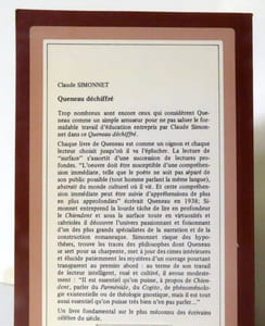 Queneau déchiffré.