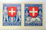 Reproductions de timbres Helvetia, 1921 à 1926. . [Pro Junventute]: 