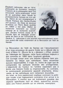 Une foi, une loi, un roi ? La révocation de l'Edit de Nantes.
