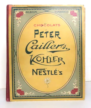 Album timbres. Chocolats Peter, Cailler's, Kohler, Nestlé's.. [NPCK]: 