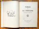 Fables de La Fontaine. Illustrations de Pierre Noury. . La Fontaine Jean de: 