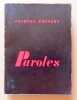 Paroles. . Prévert Jacques: 