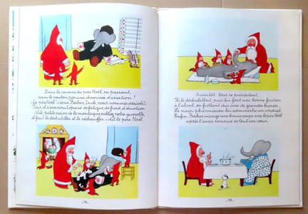 Babar et le Père Noël.