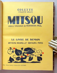 Mitsou ou Comment l'esprit vient aux filles. 