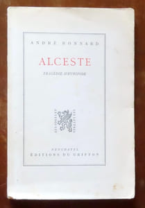 Alceste. Tragédie d'Euripide.