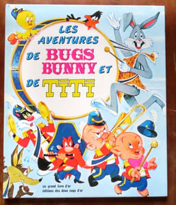 Les aventures de Bugs Bunny et de Titi.