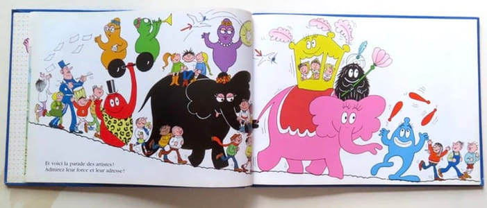 Le théâtre de Barbapapa.
