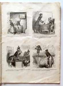 Proudhoniana ou Les socialistes modernes commentés et illustrés par Cham. Album dédié aux propriétaires.