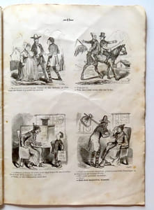 Proudhoniana ou Les socialistes modernes commentés et illustrés par Cham. Album dédié aux propriétaires.