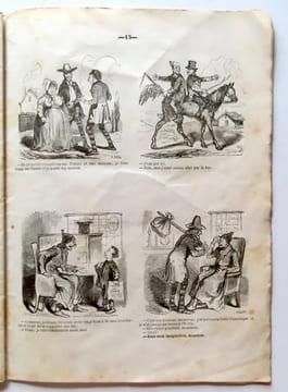Proudhoniana ou Les socialistes modernes commentés et illustrés par Cham. Album dédié aux propriétaires. . Cham: