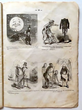 Proudhoniana ou Les socialistes modernes commentés et illustrés par Cham. Album dédié aux propriétaires. . Cham: