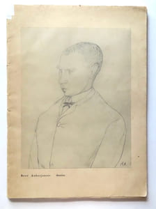 René Auberjonois. Dessins accompagnés d'un commentaire de Paul Budry.