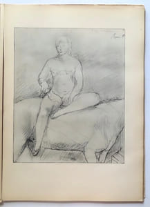 René Auberjonois. Dessins accompagnés d'un commentaire de Paul Budry.