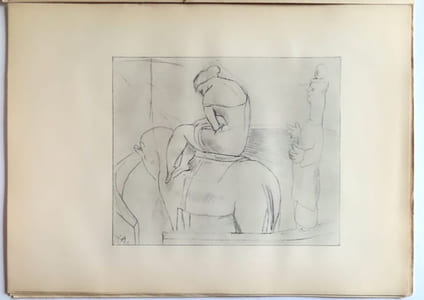 René Auberjonois. Dessins accompagnés d'un commentaire de Paul Budry.