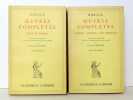 Horace - Oeuvres complètes. I: Odes et épodes / II: Satires - Epitres - Art poétique. . Horace - François Richard (trad., intr., notes): 