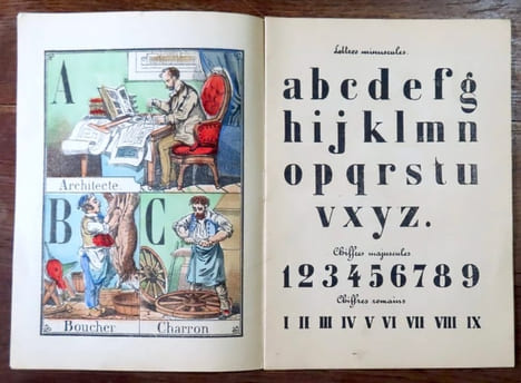 Epinal série rouge- Alphabet des métiers. . [Epinal]: 