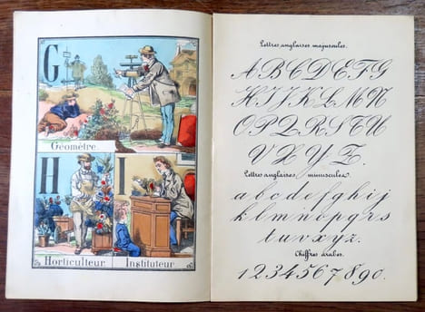 Epinal série rouge- Alphabet des métiers. . [Epinal]: 