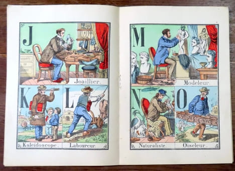 Epinal série rouge- Alphabet des métiers. . [Epinal]: 