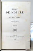 Essais de morale et de critique. Deuxième édition.  par Renan Ernest:  - Image 3