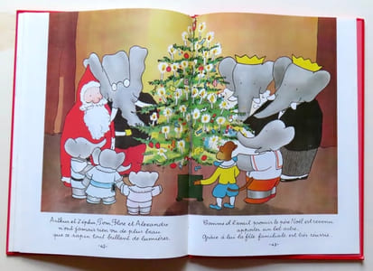 Babar et le Père Noël.