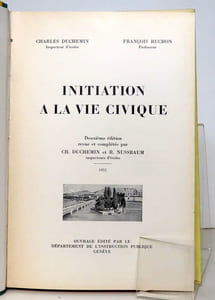 Initiation à la vie civique. 