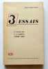 3 essais. F. Hodler, C.-F. Ramuz, André Gide. . Hercourt Jean: 