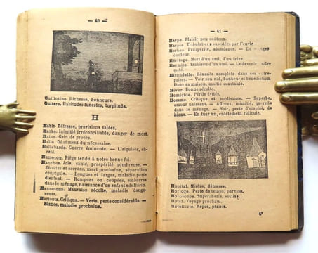 L'Ancienne & la nouvelle clef des songes, ou l'Art et les moyens de faire toute interprétation cabalistique concernant les songes, visions, oracles, ...