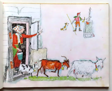 Zottel, Zick und Zwerg. Eine Geschichte von drei Geissen erzählt und bebildert von Alois Carigiet. 