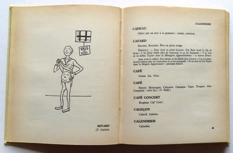 Dictionnaire français-argot.