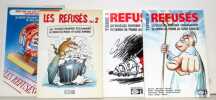 Les refusés I - II - III-IV. Les aventures (et nouvelles aventures) du dessin de presse en Suisse romande. . Barrigue, Burki, Casal, Leffel, Henri ...