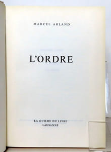 L'ordre.