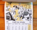 Calendrier Café du soleil 1990. . Varenne Alex: 